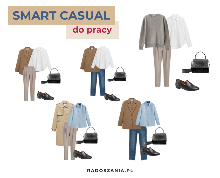 Stylizacje do pracy – eleganckie i wygodne zestawy, idealne na co dzień, łączące klasykę z nowoczesnymi akcentami.