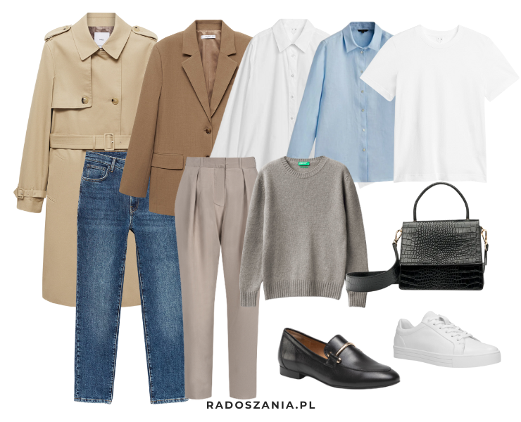 Kluczowe elementy stylu smart casual – dopasowane ubrania, wysokiej jakości materiały, stonowane kolory i starannie dobrane dodatki.